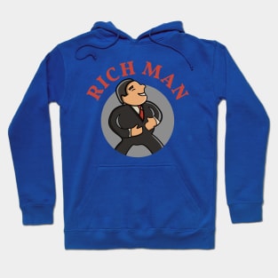 cute rich man character Hoodie